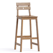 Caudell Solid Wood Counter Stool