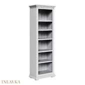 OM Narrow open bookcase in Scandinavian style
