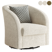 Megan Upholstered Swivel Chair