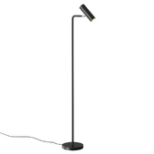 LED floor lamp dimmable in Black reading lamp