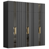 Modular wardrobe in Art Deco style 31