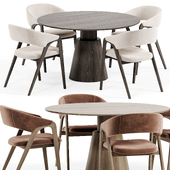 ARC Dining Armchair, BELMONTE Dining Table