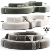 Artiko Modular sectional fabric sofa