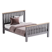 uhomepro Gray Full Size Bed