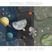 ArtFresco Wallpaper - Дизайнерские бесшовные фотообои Art. Ai-090, Ai-091, Ai-092 OM