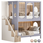 Designer two-level bed Kids room