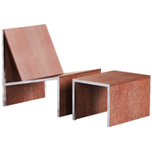 Tigmi Lounge Chair & Ottoman - Studio Haos