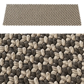 Rope Wicker Rectangle Carpet V2 / Плетеный шерстяной ковер