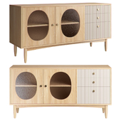 Chest of drawers "Bubble" with two doors and 2 drawers