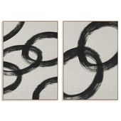 Abstract Painting Frame set 0201