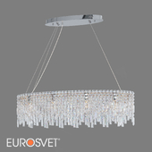 OM Hanging chandelier with crystal Eurosvet 60159/10 chrome Blitz