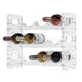 CB2 CLEAR WINE RACK подставка для бутылок