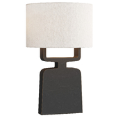 Veela Black Cast Aluminum Table Lamp