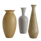 Glazed Ceramic Floor Vases