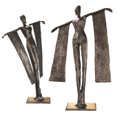 Conceptual women statue 05