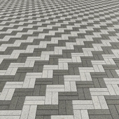 Zigzag paving stones 210 4k