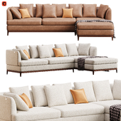 Corner sofa F205 by Delavega