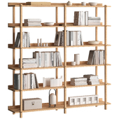 Kari Reol Shelving high – double by Bolia