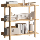 Kari Reol Shelving unit low – simple by Bolia