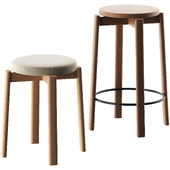 Audo Passage Stool and Bar Chair