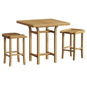 Tulip Counter Height Table, Caramelized