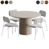 Table Hill-1 with Milam chairs from divan.ru