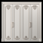 blk wood classical wardrobe art 0021