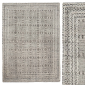 Origin Gray Ivory Hand-Knotted Rug