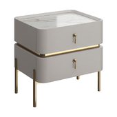Light luxury bedside table