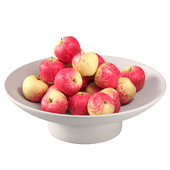 Apples with Pure ceramic footed bowl