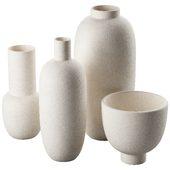 Foundations Whitewash Vases