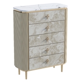 White Stone Lingerie Vertical Dresser