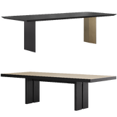 Nathat & Trocadero Dining table by armani casa