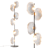 Glass Petals Floor Lamp