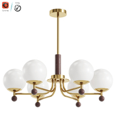 Modish Residential Use Globe Light Chandelier
