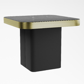 Tesoro Luxury Square Side Table Black Coffi table