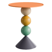 Geometric Colorful End Table