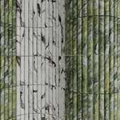 3D marble mosaic tiles
