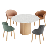 The Tathra Roung Table and The Glide Chair