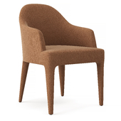 RH Lea Fabric Dining Armchair