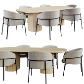 Rimo chair and Moon table