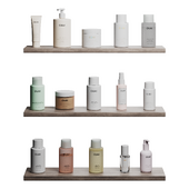 OUAI cosmetics shelf