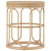 Aloki Side Table in Rattan Bamboo