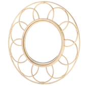 Rattan Mirror