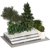 Backyard and landscape set Tree and Bush 102
