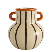 Ceramic vase with handle