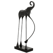 Decorative Abstract Sculpture Elephant