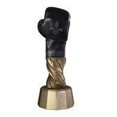 Boxer gloves statues