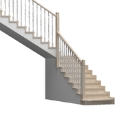 Wooden ladder L-type
