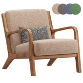 Hertford Upholstered Linen Blend Accent Chair